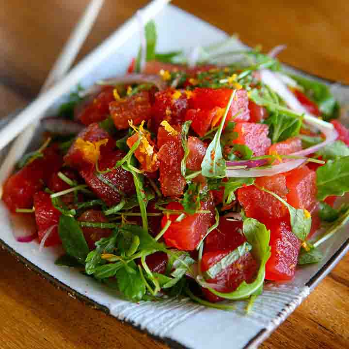 CHef Dave's Ahi salad